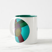 Tasse 2 Couleurs Cercles (Devant gauche)