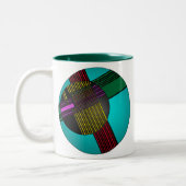 Tasse 2 Couleurs Cercles (Gauche)