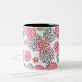 Tasse 2 Couleurs Cercles avec impression de peau de léopard grise e (Centre)