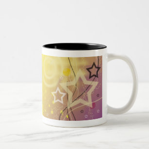 Tasse 2 Couleurs Cercles et étoiles !