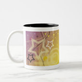 Tasse 2 Couleurs Cercles et étoiles ! (Gauche)