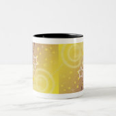 Tasse 2 Couleurs Cercles et étoiles ! (Centre)