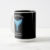 Tasse 2 Couleurs Cérémonie de la robe blanche Crystal Médicale (Devant gauche)