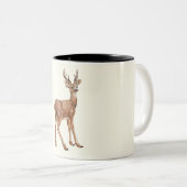 Tasse 2 Couleurs Cerf (Devant droit)