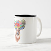 Tasse 2 Couleurs Cerf (Devant droit)
