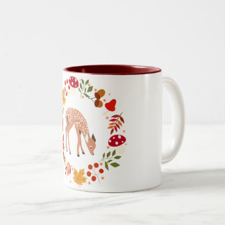 Tasse 2 Couleurs Cerf d'automne