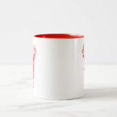 Tasse 2 Couleurs Cerf de fête (Centre)