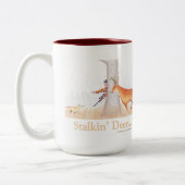 Tasse 2 Couleurs Cerf qui rode (Gauche)