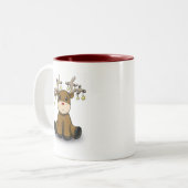 Tasse 2 Couleurs Cerfs communs (Devant gauche)