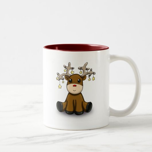 Tasse 2 Couleurs Cerfs communs (Droit)
