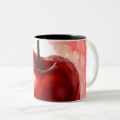 Tasse 2 Couleurs Cerise dans l'encre d'alcool (Devant droit)