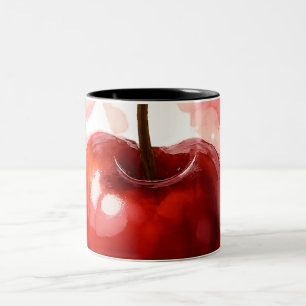Tasse 2 Couleurs Cerise dans l'encre d'alcool