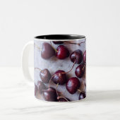Tasse 2 Couleurs Cerises (Devant gauche)