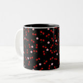 Tasse 2 Couleurs Cerises foncées (Devant gauche)