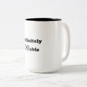 Tasse 2 Couleurs Certainement faisable (Devant droit)