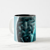 Tasse 2 Couleurs Cerveau 2 de carte (Devant gauche)