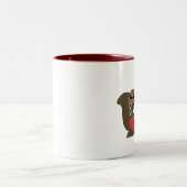 Tasse 2 Couleurs Ces écureuils d'action de grâces (Centre)