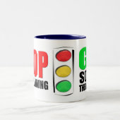 Tasse 2 Couleurs Cessez de se plaindre (Centre)