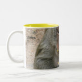 Tasse 2 Couleurs C'est à moi ! ! ... Singe Macaque thaïlandais sauv (Gauche)