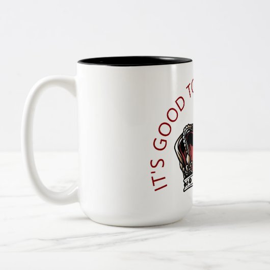 Tasse 2 Couleurs C'est bien d'être la Reine ! (Gauche)