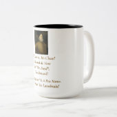 Tasse 2 Couleurs C'est clair ! C'est Edward de Vere !Mug (Devant droit)