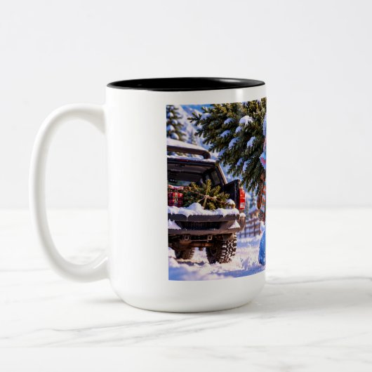 Tasse 2 Couleurs C'est de plus en plus Noël ! (Gauche)