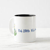 Tasse 2 Couleurs C'est finalement mon anniversaire (Devant gauche)