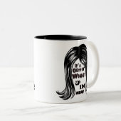 Tasse 2 Couleurs C'est Getting Wiggy dedans ici (Devant droit)