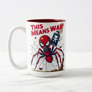 Tasse 2 Couleurs C'est la guerre ! – La revanche de l'araignée