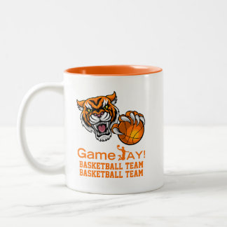 Tasse 2 Couleurs C'Est La Saison De Basketball Jeu Sur Tiger