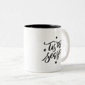 Tasse 2 Couleurs C'Est La Saison Noire (Devant droit)