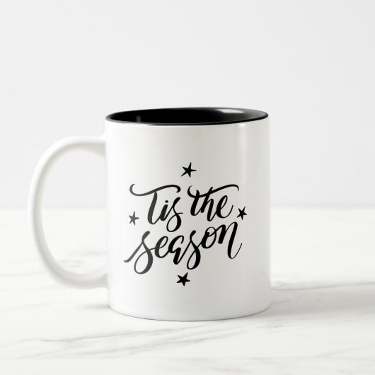 Tasse 2 Couleurs C'Est La Saison Noire (Gauche)