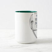 Tasse 2 Couleurs C'est la VRAIE médaille d'honneur (Centre)