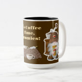Tasse 2 Couleurs C'est l'heure du café, Gnomies ! (Devant droit)