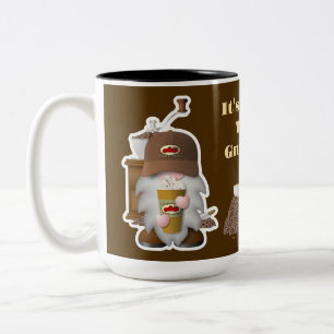 Tasse 2 Couleurs C'est l'heure du café, Gnomies !