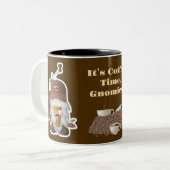 Tasse 2 Couleurs C'est l'heure du café, Gnomies ! (Devant gauche)