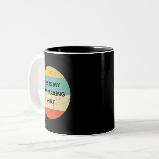 Tasse 2 Couleurs C'Est Ma Fabrication De Savon (Devant gauche)