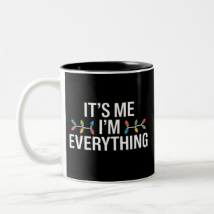 Tasse 2 Couleurs C'est Moi Je Suis Tout Famille Noël Vêtements Asso