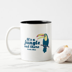 Tasse 2 Couleurs C'est un café du Costa Rica de toucan de jungle là