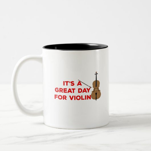Tasse 2 Couleurs C'est un grand jour pour le violon (Gauche)