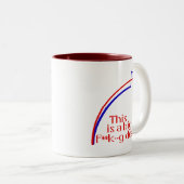 Tasse 2 Couleurs C'est un gros problème... (Devant droit)