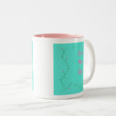 Tasse 2 Couleurs C'est un nouvel aveu de fleurs roses (Devant droit)