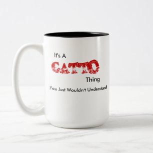 Tasse 2 Couleurs C'est un truc de Catto...