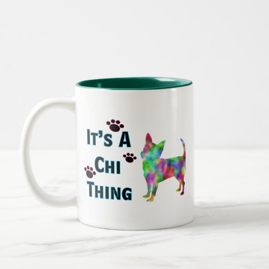 Tasse 2 Couleurs C'est une boug de Chi Thing (Gauche)