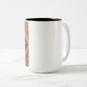 Tasse 2 Couleurs C'est une broderie de motifs (Devant droit)