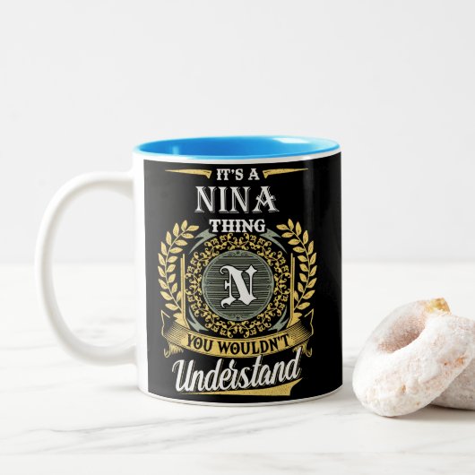 Tasse 2 Couleurs C'est une chose qu'on ne pouvait pas comprendre (Avec donut)