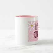 Tasse 2 Couleurs C'est une fille (Centre)