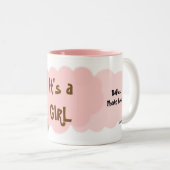 Tasse 2 Couleurs C'est une fille qui s'enfuit (Devant droit)