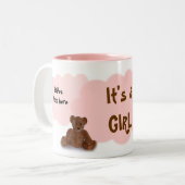 Tasse 2 Couleurs C'est une fille qui s'enfuit (Devant gauche)