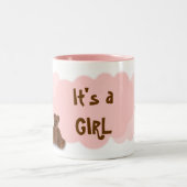 Tasse 2 Couleurs C'est une fille qui s'enfuit (Centre)